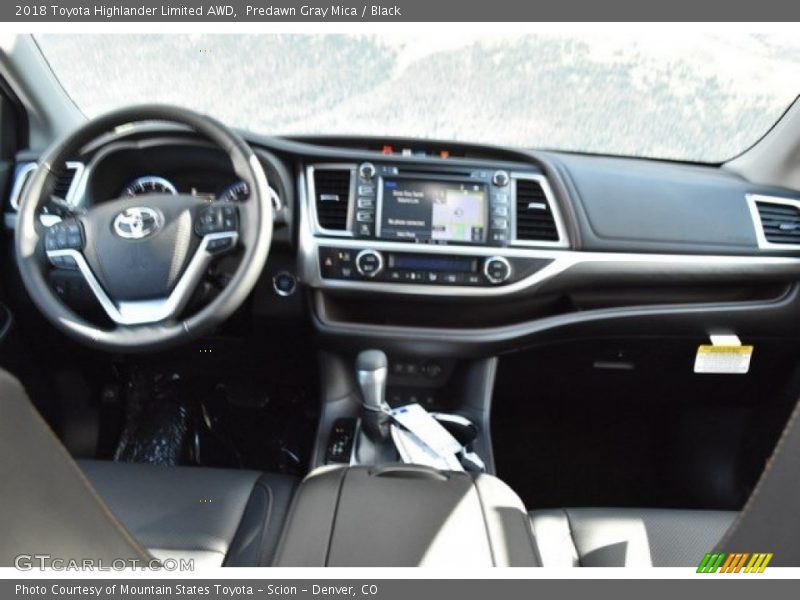 Predawn Gray Mica / Black 2018 Toyota Highlander Limited AWD