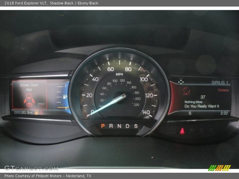 Shadow Black / Ebony Black 2018 Ford Explorer XLT