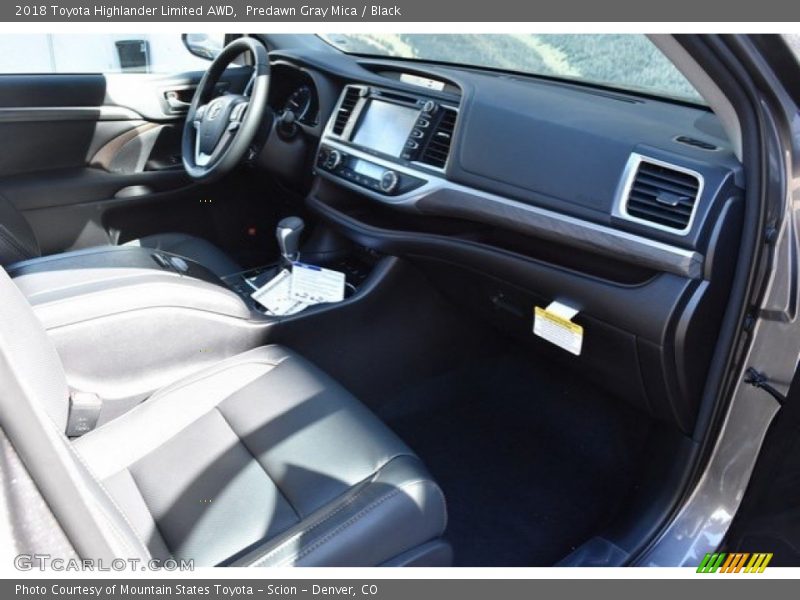 Predawn Gray Mica / Black 2018 Toyota Highlander Limited AWD