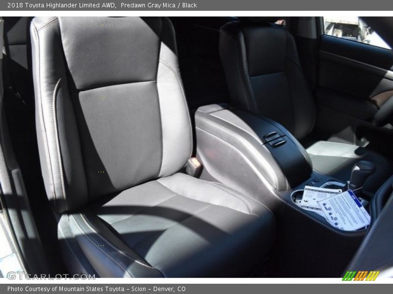 Predawn Gray Mica / Black 2018 Toyota Highlander Limited AWD
