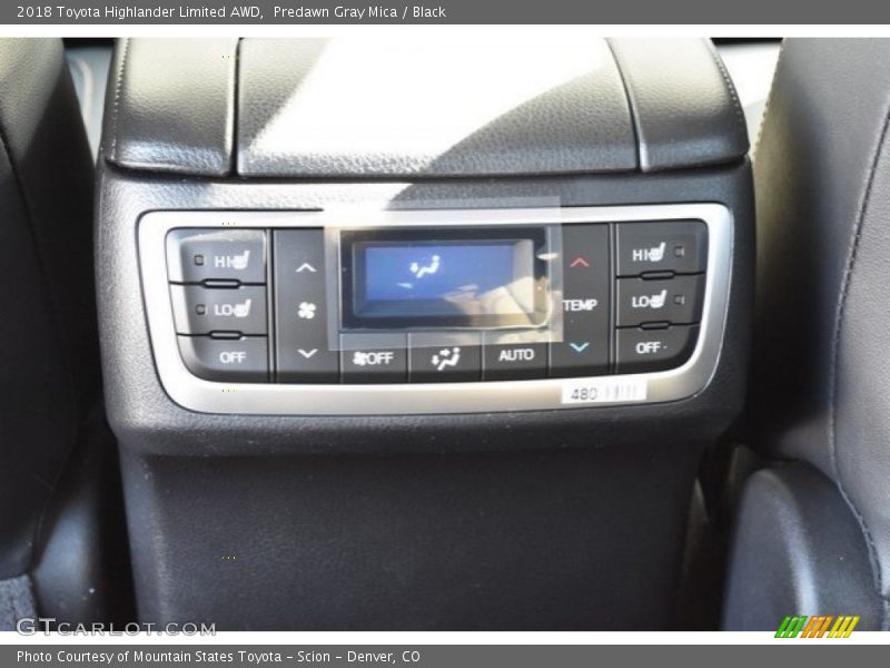 Predawn Gray Mica / Black 2018 Toyota Highlander Limited AWD