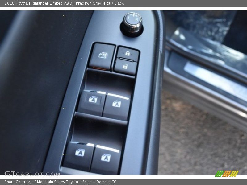 Predawn Gray Mica / Black 2018 Toyota Highlander Limited AWD