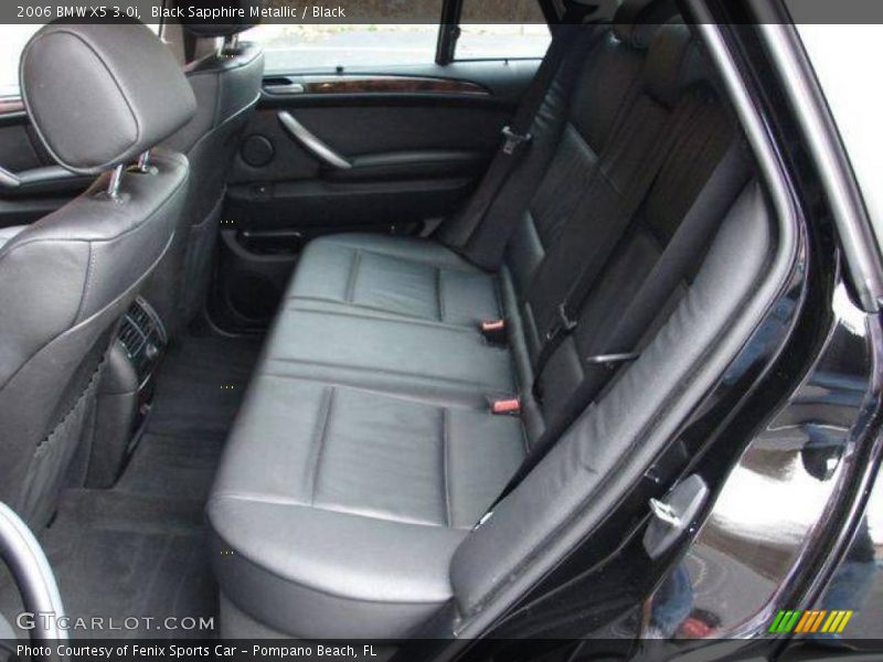 Black Sapphire Metallic / Black 2006 BMW X5 3.0i