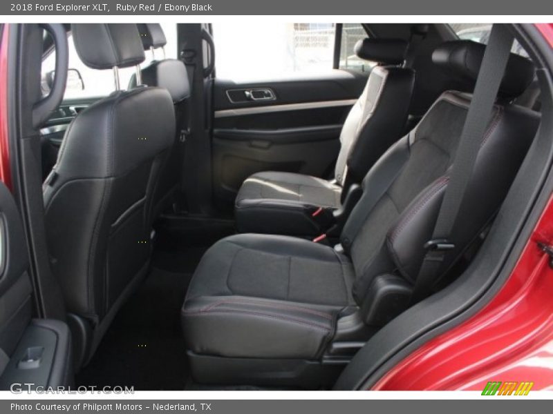 Ruby Red / Ebony Black 2018 Ford Explorer XLT