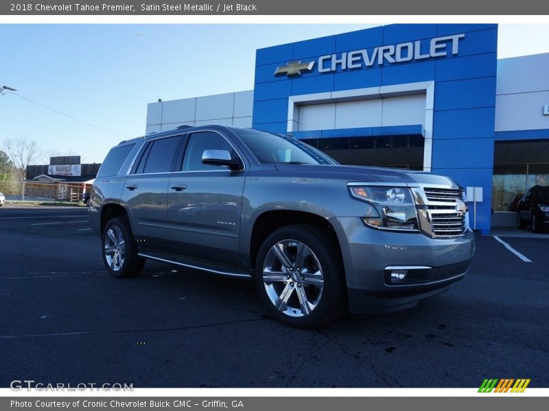 Satin Steel Metallic / Jet Black 2018 Chevrolet Tahoe Premier