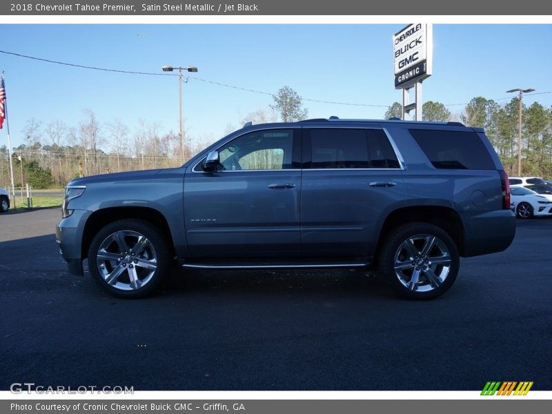 Satin Steel Metallic / Jet Black 2018 Chevrolet Tahoe Premier