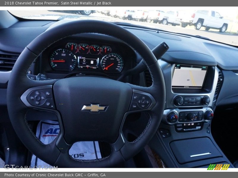 Satin Steel Metallic / Jet Black 2018 Chevrolet Tahoe Premier