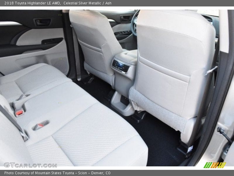 Celestial Silver Metallic / Ash 2018 Toyota Highlander LE AWD