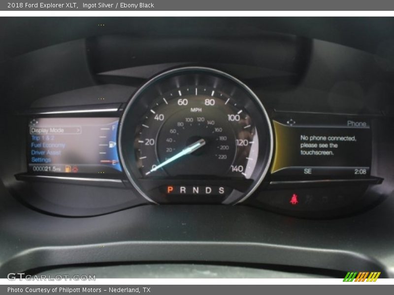 Ingot Silver / Ebony Black 2018 Ford Explorer XLT