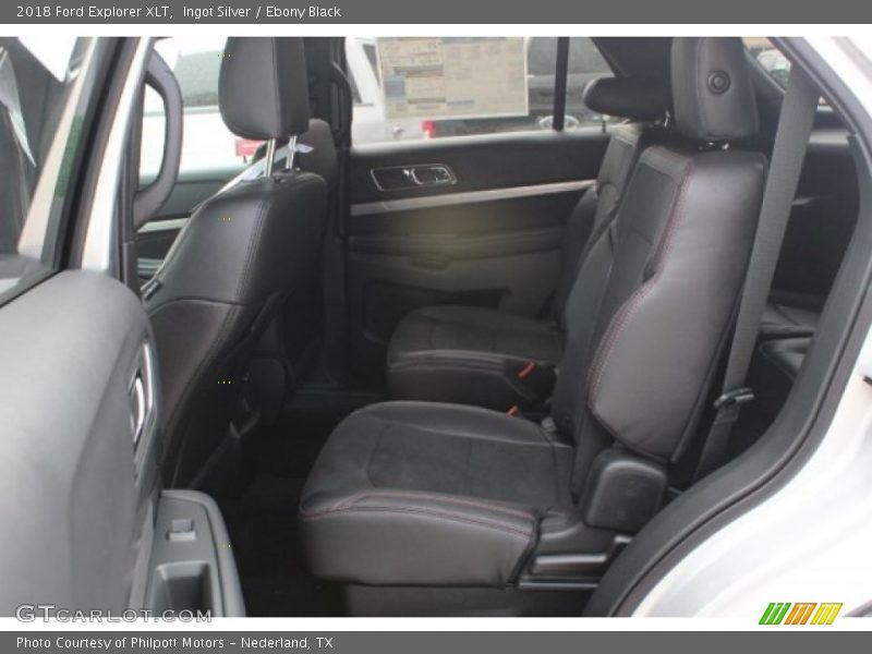 Ingot Silver / Ebony Black 2018 Ford Explorer XLT