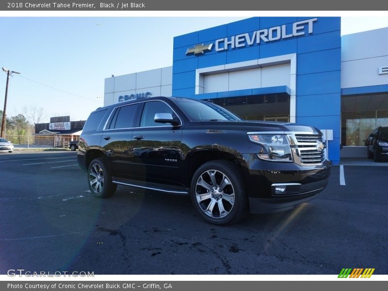 Black / Jet Black 2018 Chevrolet Tahoe Premier