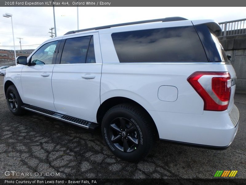 Oxford White / Ebony 2018 Ford Expedition XLT Max 4x4