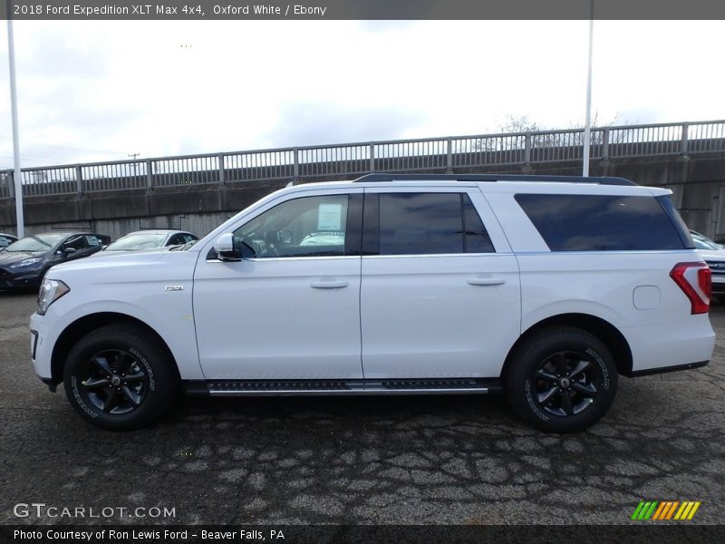 Oxford White / Ebony 2018 Ford Expedition XLT Max 4x4