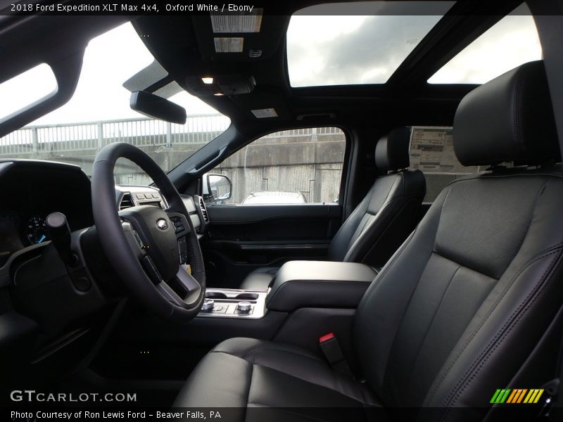 Oxford White / Ebony 2018 Ford Expedition XLT Max 4x4