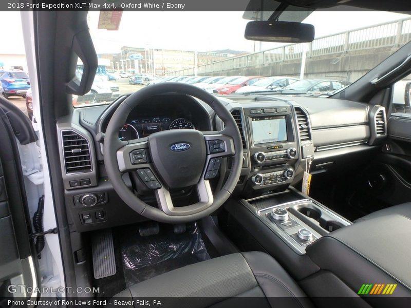 Oxford White / Ebony 2018 Ford Expedition XLT Max 4x4