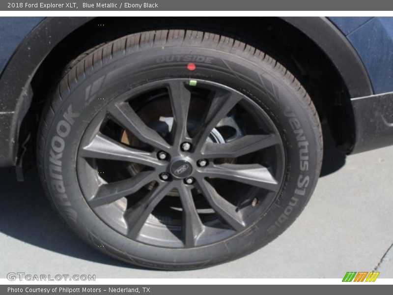 Blue Metallic / Ebony Black 2018 Ford Explorer XLT