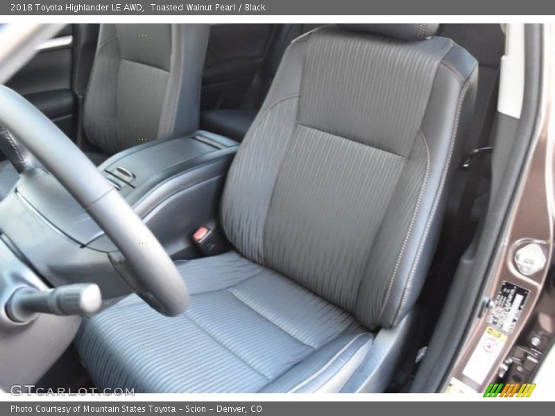 Toasted Walnut Pearl / Black 2018 Toyota Highlander LE AWD