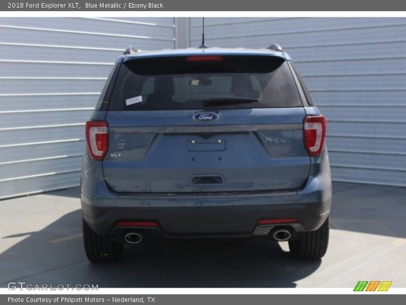 Blue Metallic / Ebony Black 2018 Ford Explorer XLT