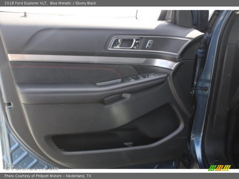 Blue Metallic / Ebony Black 2018 Ford Explorer XLT