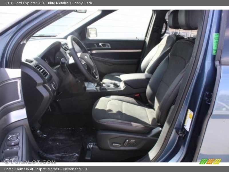 Blue Metallic / Ebony Black 2018 Ford Explorer XLT