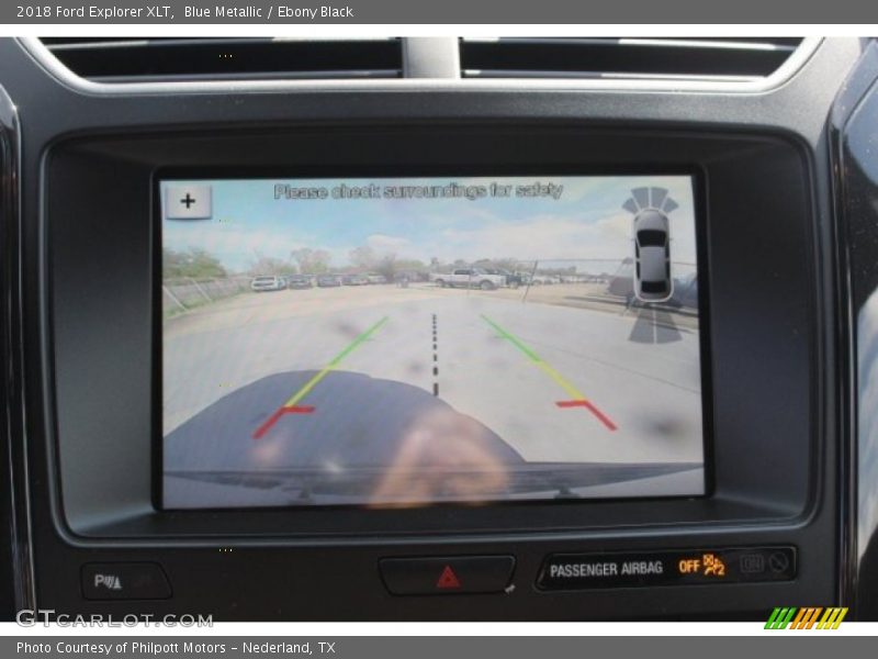 Blue Metallic / Ebony Black 2018 Ford Explorer XLT