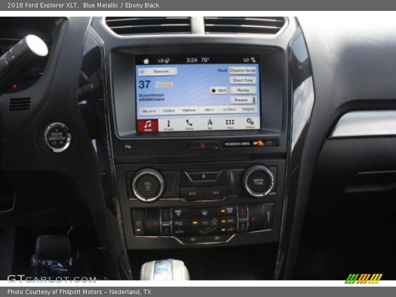 Blue Metallic / Ebony Black 2018 Ford Explorer XLT