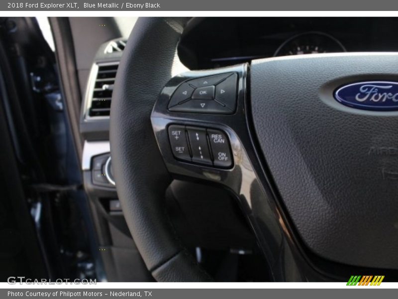 Blue Metallic / Ebony Black 2018 Ford Explorer XLT