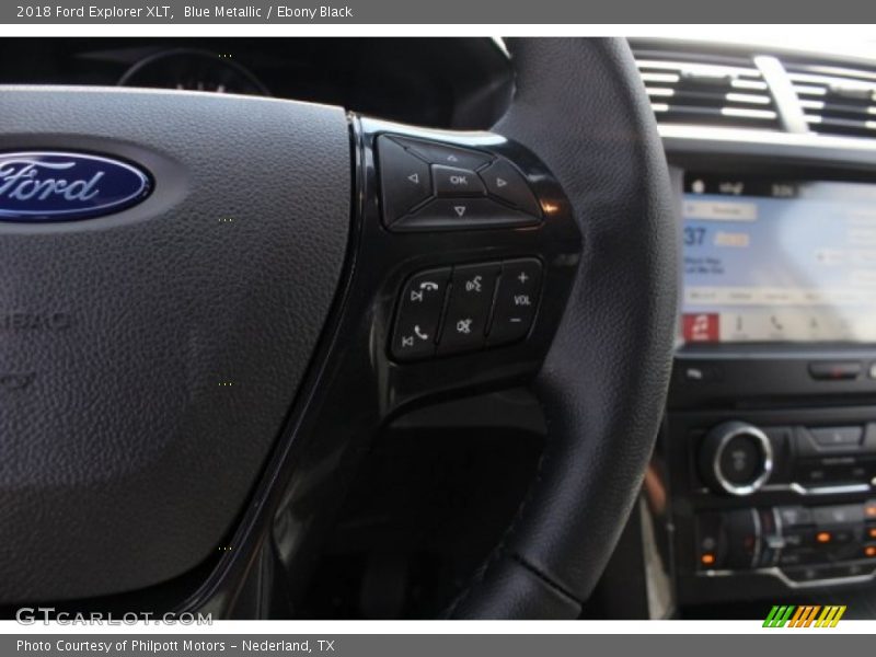 Blue Metallic / Ebony Black 2018 Ford Explorer XLT