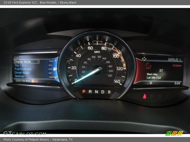 Blue Metallic / Ebony Black 2018 Ford Explorer XLT