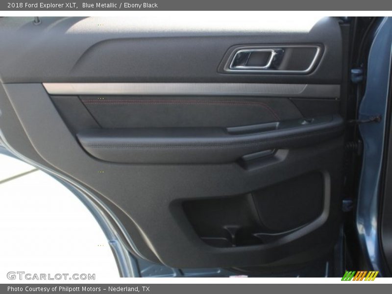 Blue Metallic / Ebony Black 2018 Ford Explorer XLT
