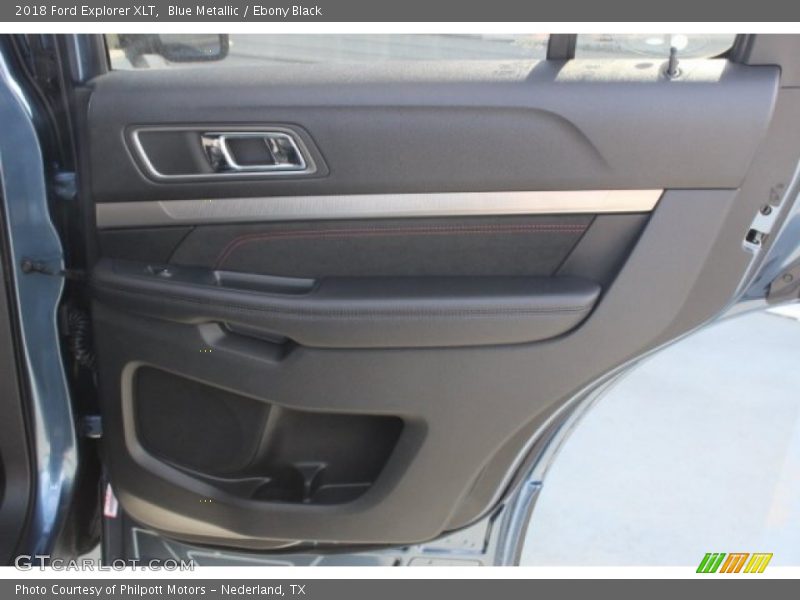 Blue Metallic / Ebony Black 2018 Ford Explorer XLT