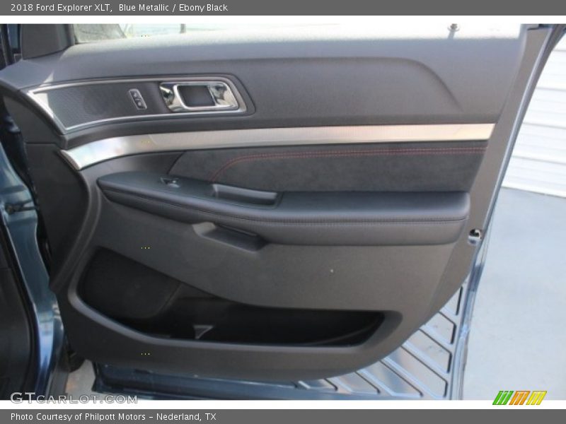 Blue Metallic / Ebony Black 2018 Ford Explorer XLT