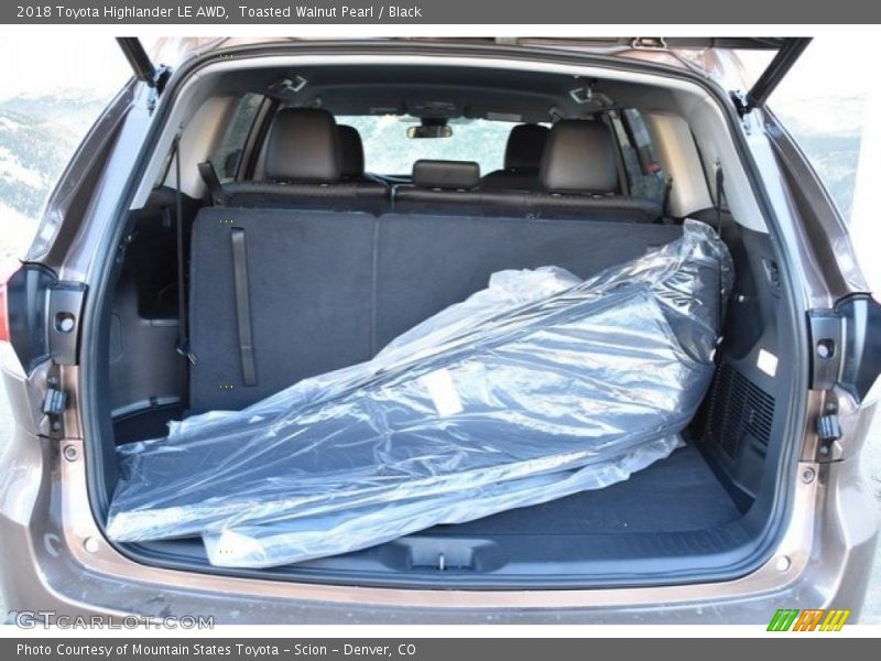 Toasted Walnut Pearl / Black 2018 Toyota Highlander LE AWD
