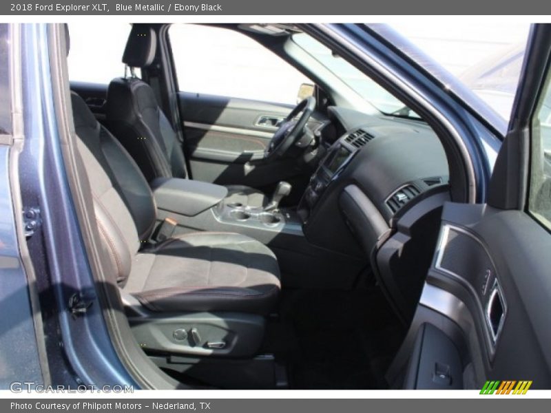 Blue Metallic / Ebony Black 2018 Ford Explorer XLT