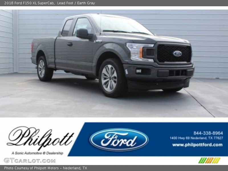 Lead Foot / Earth Gray 2018 Ford F150 XL SuperCab