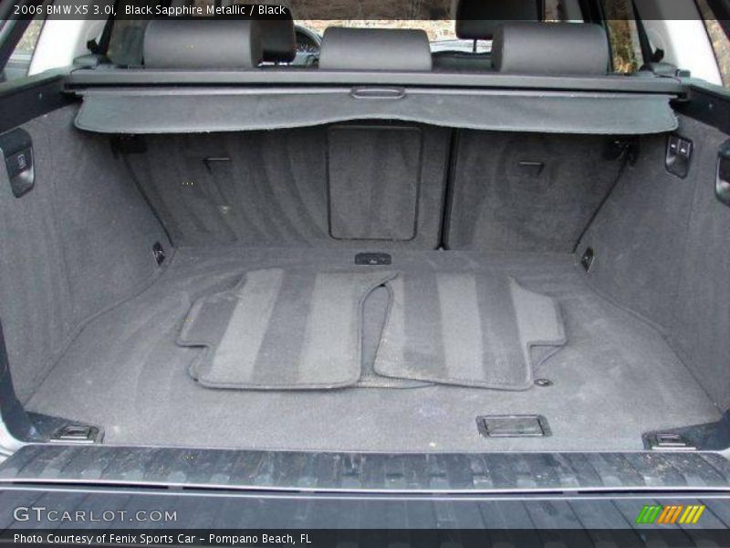 Black Sapphire Metallic / Black 2006 BMW X5 3.0i