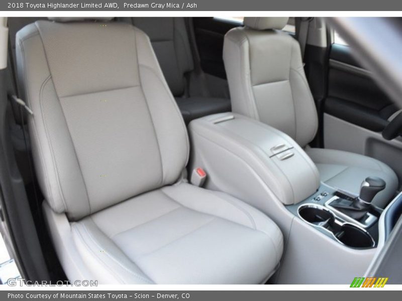 Predawn Gray Mica / Ash 2018 Toyota Highlander Limited AWD