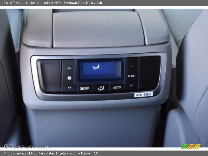 Predawn Gray Mica / Ash 2018 Toyota Highlander Limited AWD