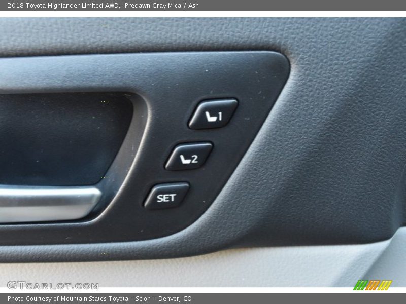 Predawn Gray Mica / Ash 2018 Toyota Highlander Limited AWD