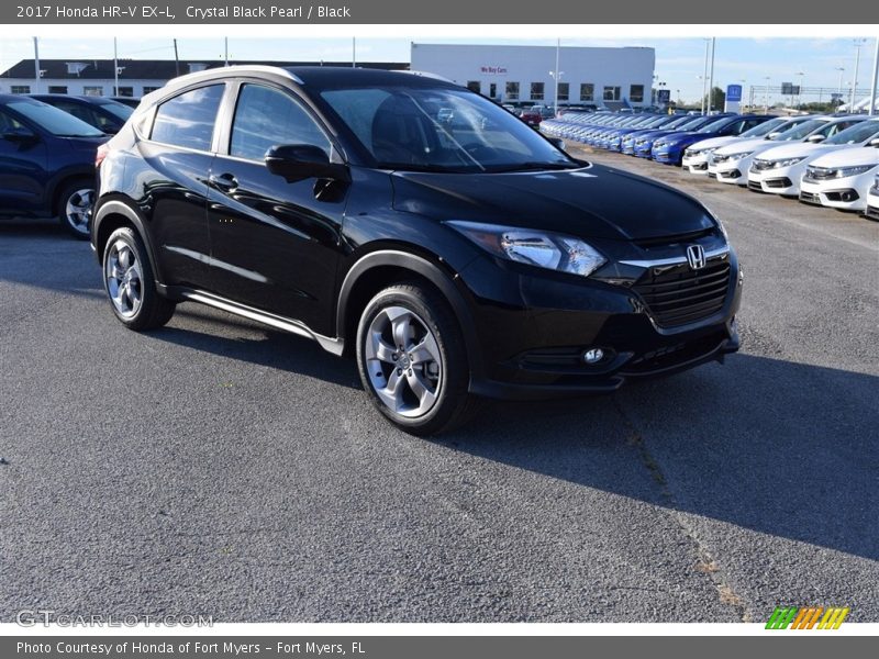 Crystal Black Pearl / Black 2017 Honda HR-V EX-L