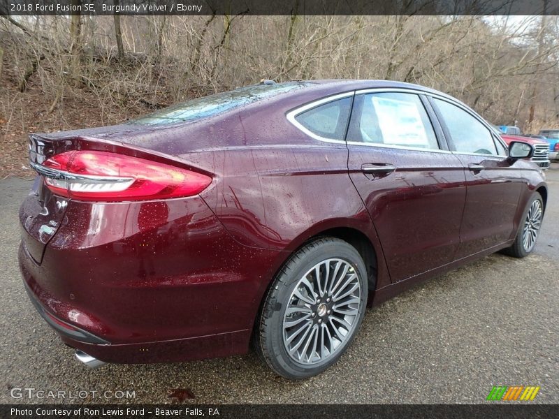 Burgundy Velvet / Ebony 2018 Ford Fusion SE