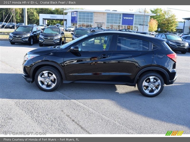 Crystal Black Pearl / Black 2017 Honda HR-V EX-L