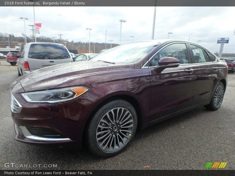 Burgundy Velvet / Ebony 2018 Ford Fusion SE