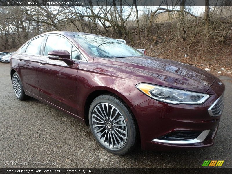 Burgundy Velvet / Ebony 2018 Ford Fusion SE