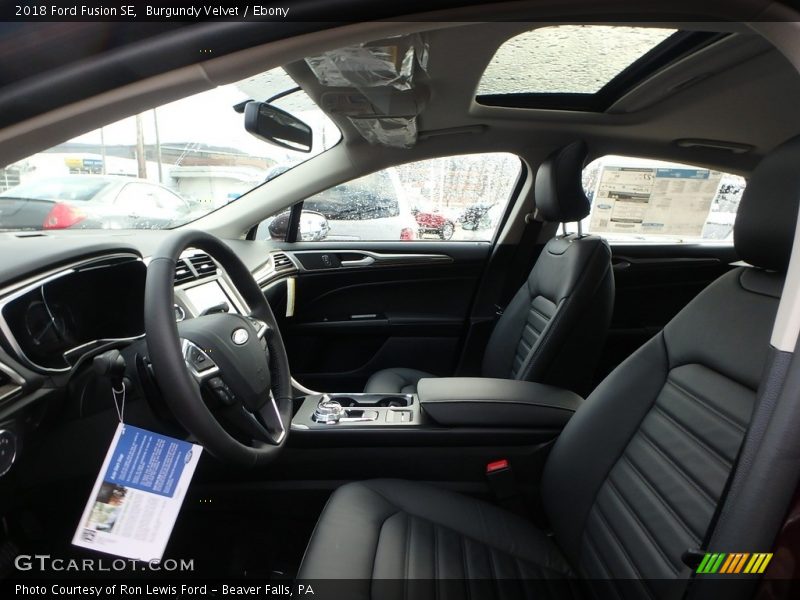 Burgundy Velvet / Ebony 2018 Ford Fusion SE