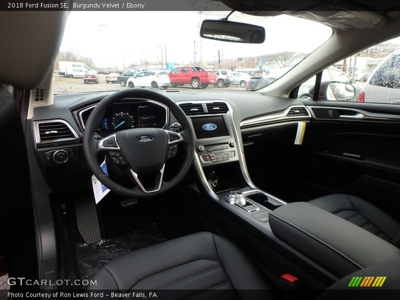 Burgundy Velvet / Ebony 2018 Ford Fusion SE