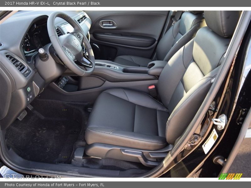 Crystal Black Pearl / Black 2017 Honda HR-V EX-L