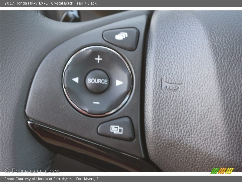 Crystal Black Pearl / Black 2017 Honda HR-V EX-L