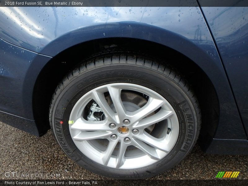 Blue Metallic / Ebony 2018 Ford Fusion SE
