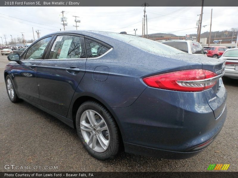 Blue Metallic / Ebony 2018 Ford Fusion SE